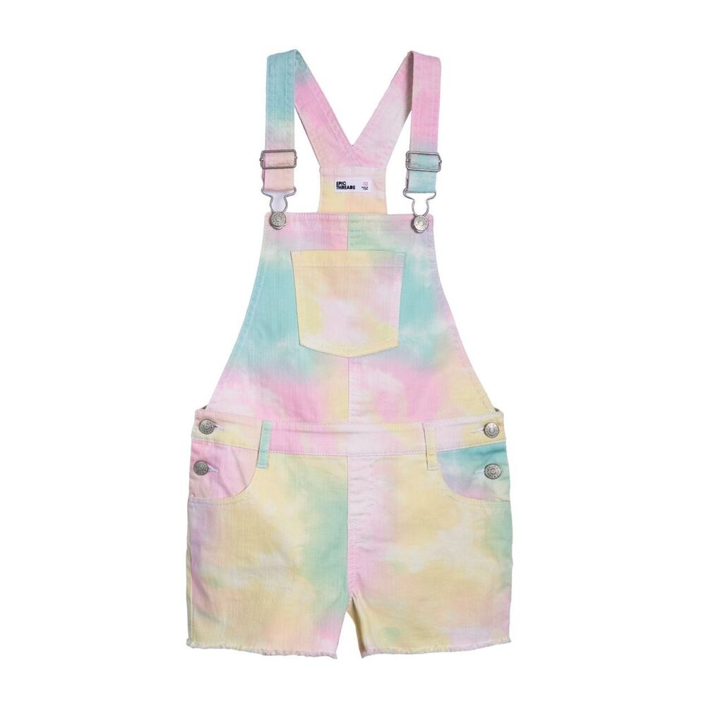 Epic Threads Big Girls Tie Dye Shortall‎ Size 12
